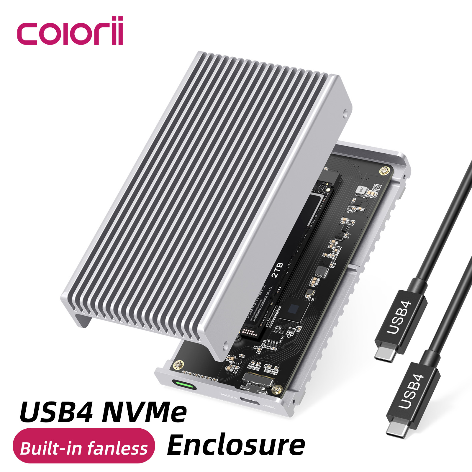 Usb4 40Gbps External Ssd 8Tb - 팬리스 40Gbps USB4 썬더볼트 외장 SSD