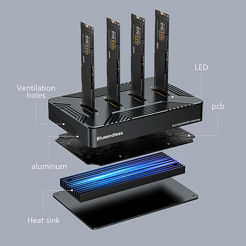 8Tb M2 Nvme Ssd - Blueendless 4 베이 m2 SSD 도킹