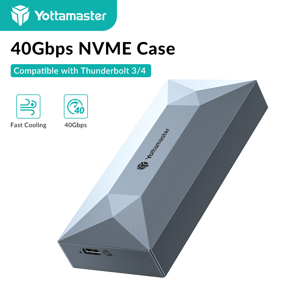 Thunderbolt 4 External Ssd 4Tb - Yottamaster 40Gbps NVMe SSD 인클로저 USB4
