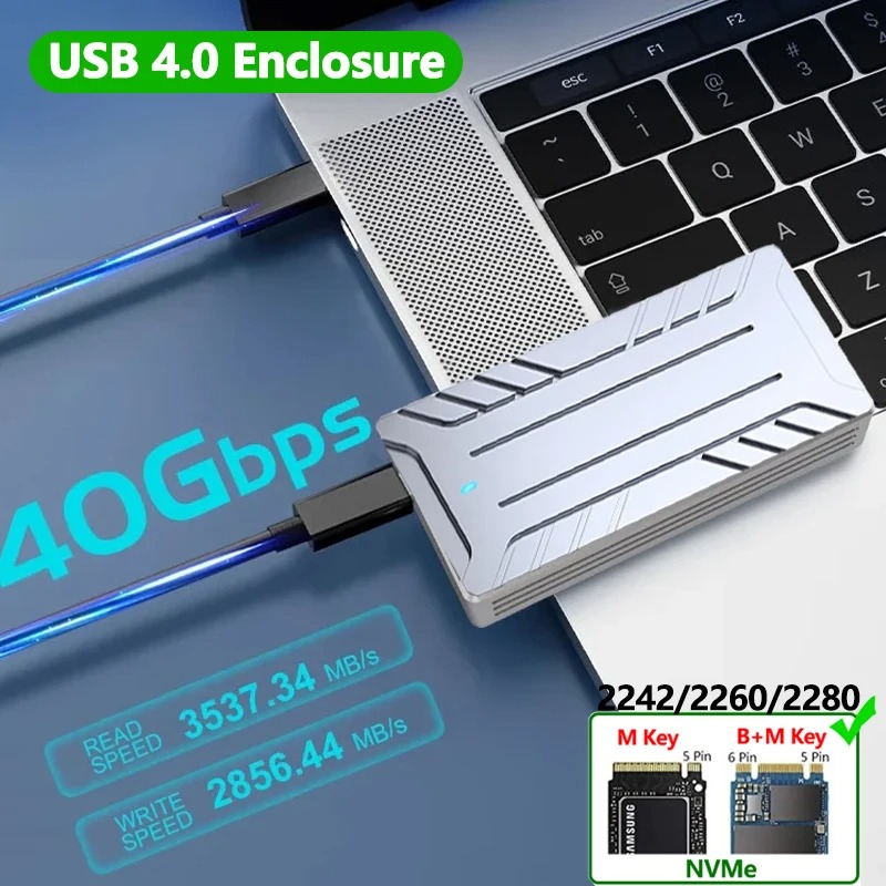 USB4 40Gbps M.2 NVMe SSD 케이스 ( - Thunderbolt 4 External Ssd 4Tb 리뷰 및 가격