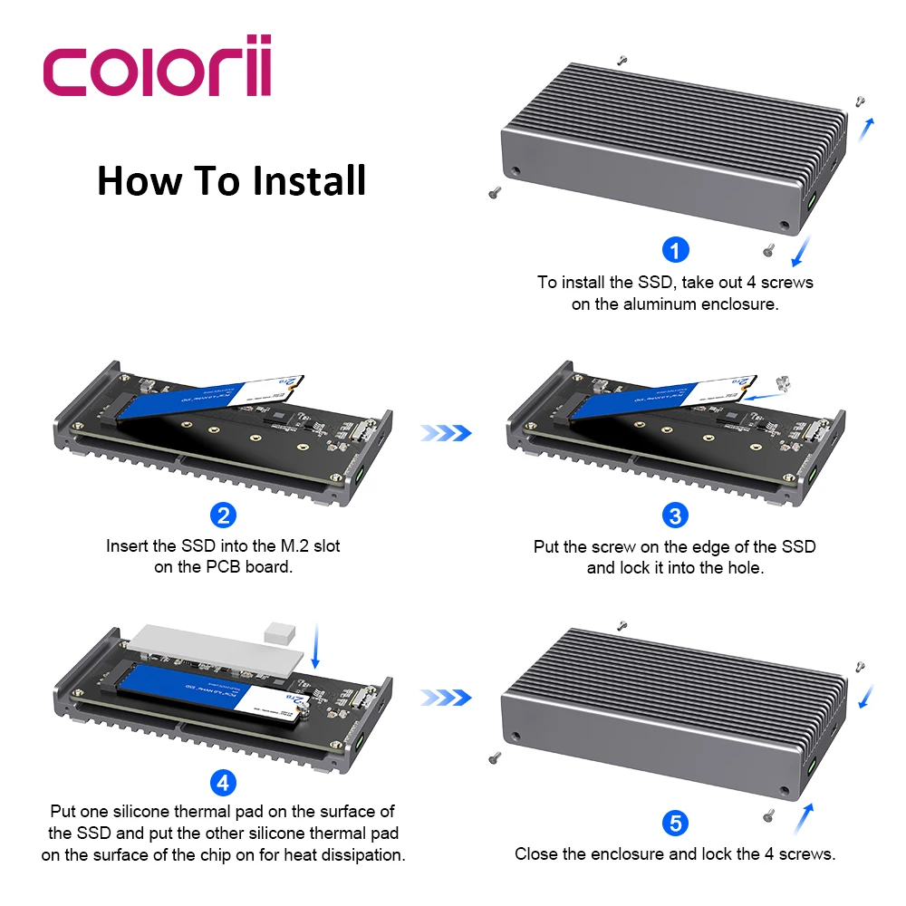 40Gbps USB4 M.2 NVMe SSD 외장 케이 - Usb4 40Gbps External Ssd 8Tb 리뷰 및 가격