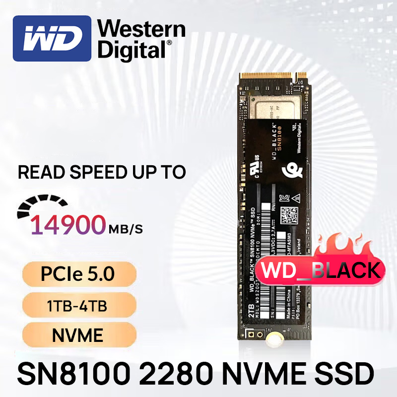 웨스턴 디지털 PCIe 5.0 신형 SSD SN8100 - Nvme Pcie 5.0 Ssd 4Tb 리뷰 및 가격