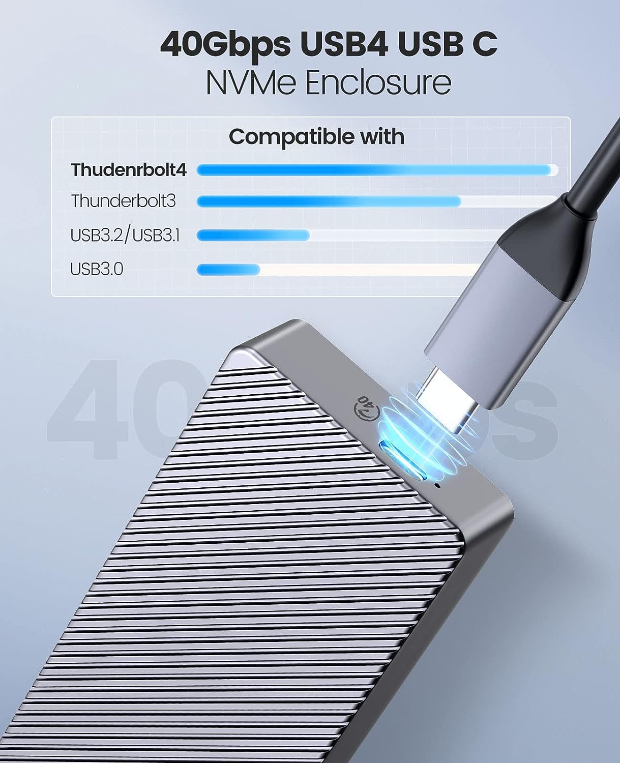 ORICO 40Gbps M.2 NVMe SSD 인클로저 - Thunderbolt 4 External Ssd 4Tb 리뷰 및 가격