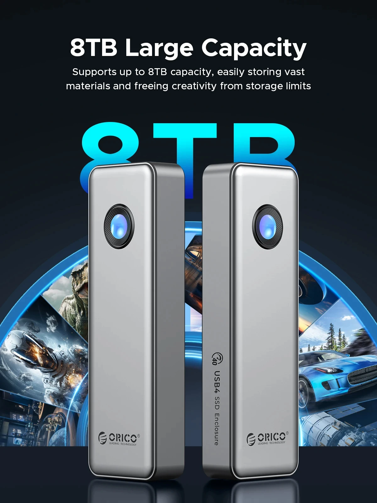 ORICO 냉각 선풍기 포함 알루미늄 외장 케이스, 썬 - Usb4 40Gbps External Ssd 8Tb 리뷰 및 가격