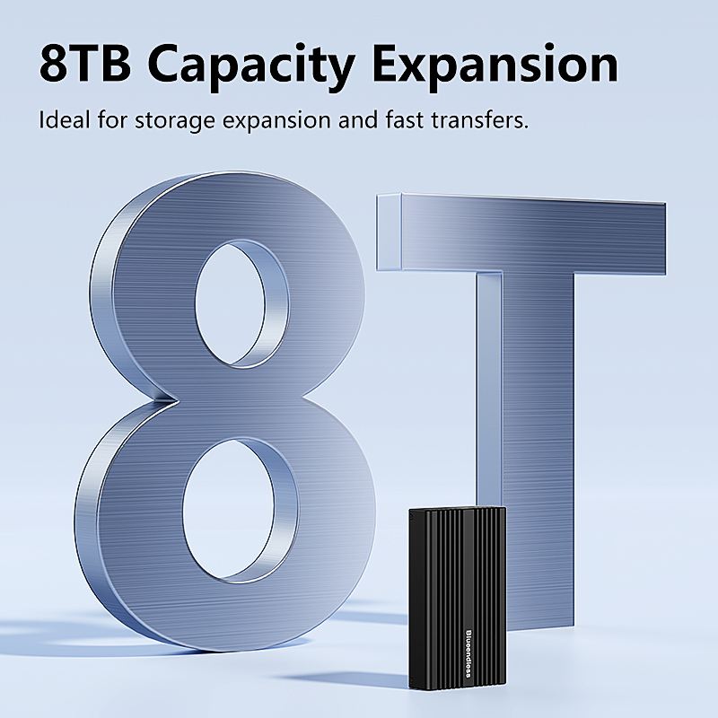 블루엔들리스 40Gbps NVMe SSD 인클로저 US - Usb4 40Gbps External Ssd 8Tb 리뷰 및 가격