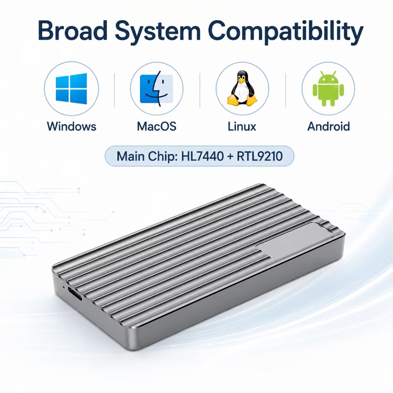 알루미늄 M.2 NVMe SSD 케이스 USB-C TB - Usb4 40Gbps External Ssd 8Tb 리뷰 및 가격