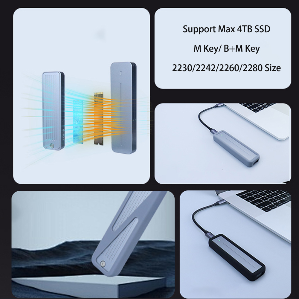 20Gbps, 10Gbps M.2 SSD 외장 케이스, - 8Tb M2 Nvme Ssd 리뷰 및 가격