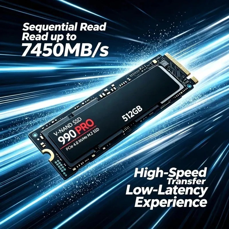990 PRO 정품 SSD – 512GB/1TB/2TB - Pcie 4.0 4Tb 2280 Ssd 7450Mbps 리뷰 및 가격
