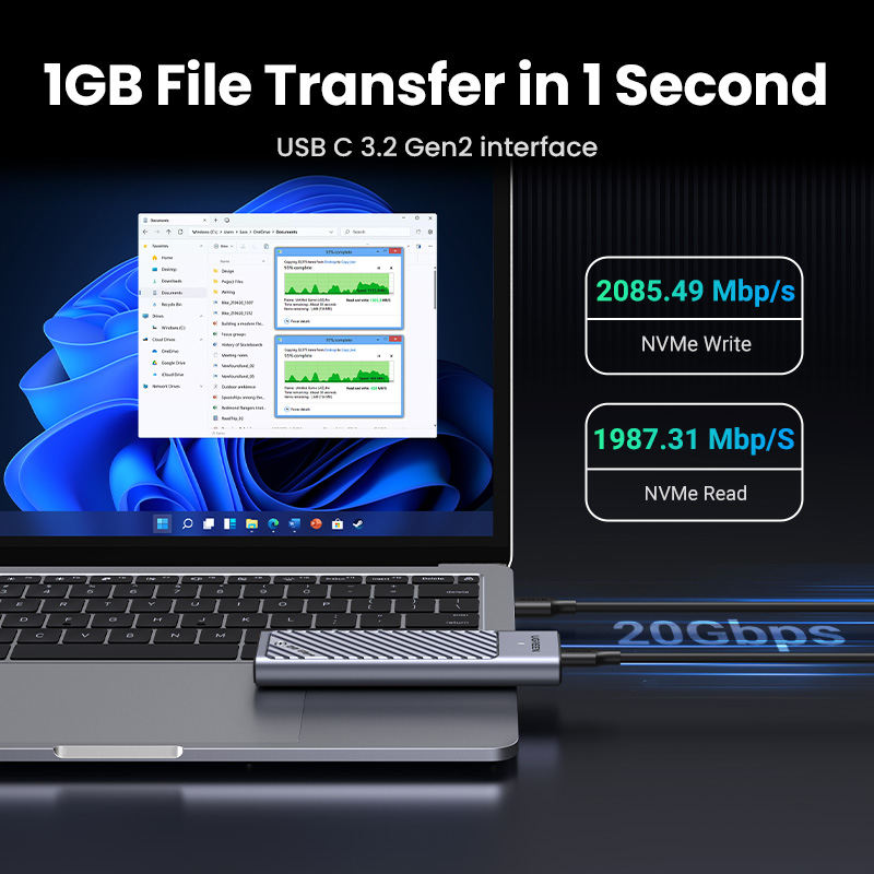 UGREEN 20Gbps M2 SSD 케이스 M.2 N - 8Tb M2 Nvme Ssd 리뷰 및 가격